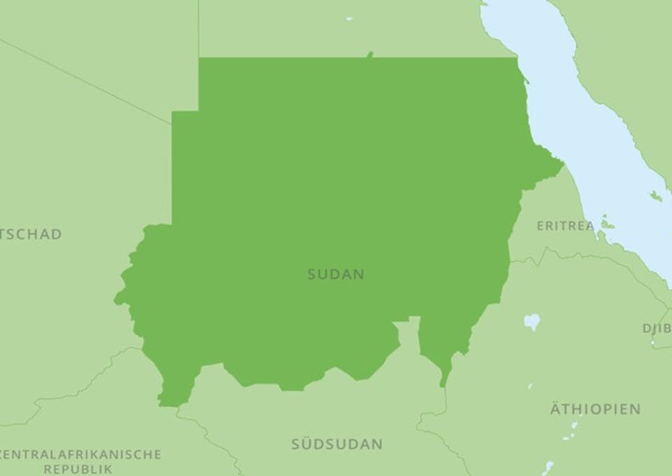 Kinder im Sudan evakuiert