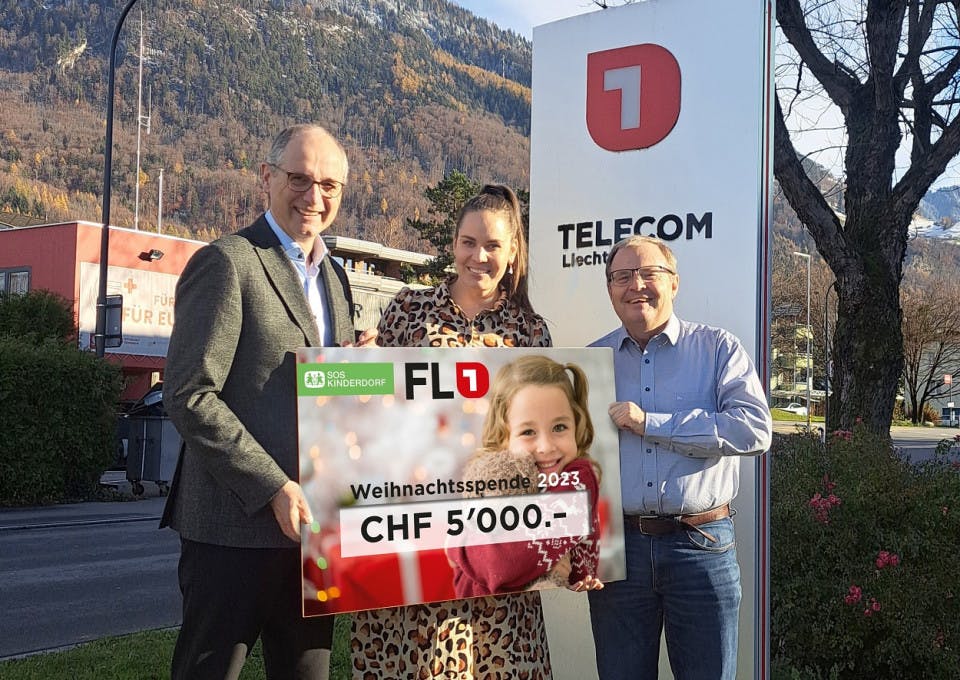Telecom Liechtenstein AG zeigt soziales Engagement