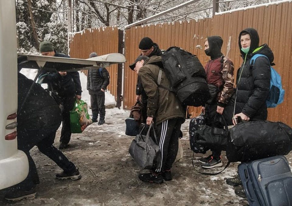 Harter Winter in der Ukraine steht bevor