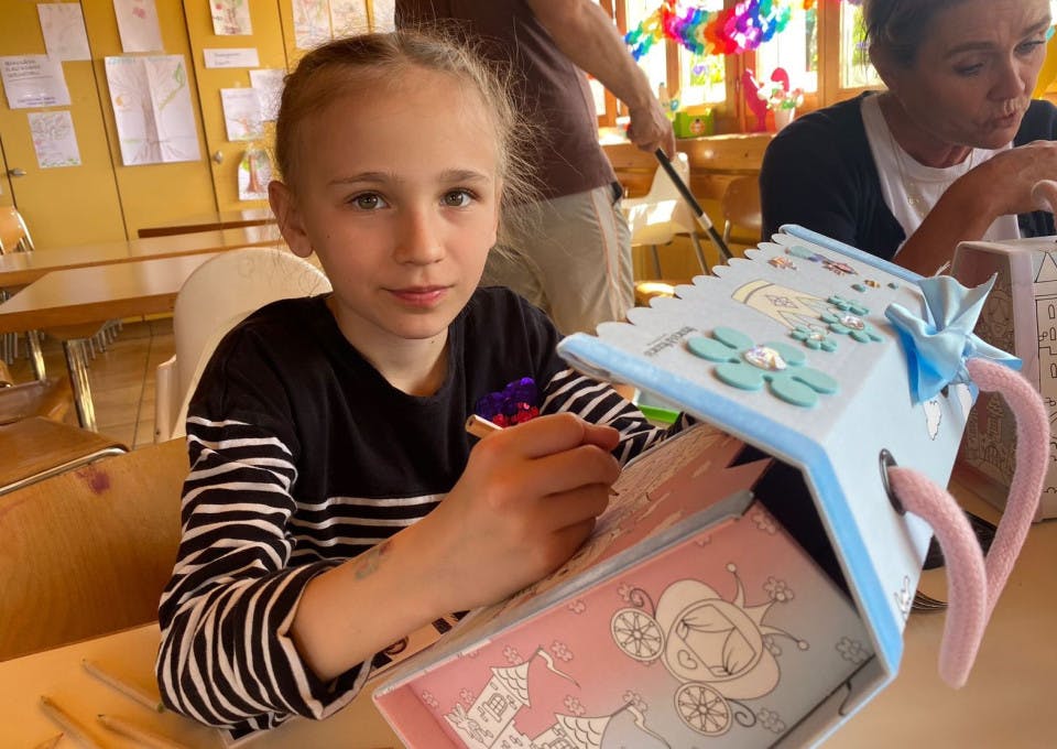 Ostergeschenk für ukrainische Kinder